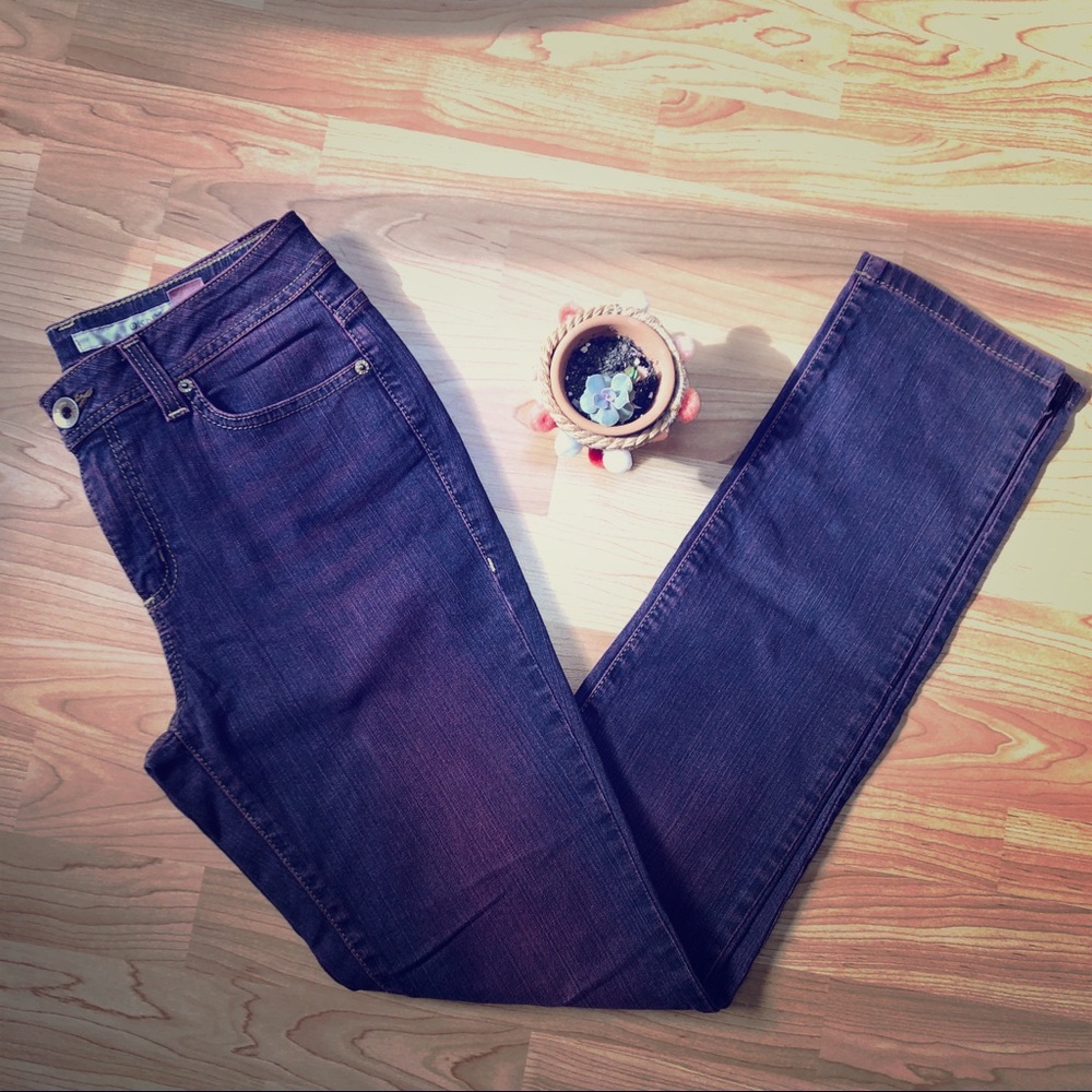 DKNY purple acid wash jeans